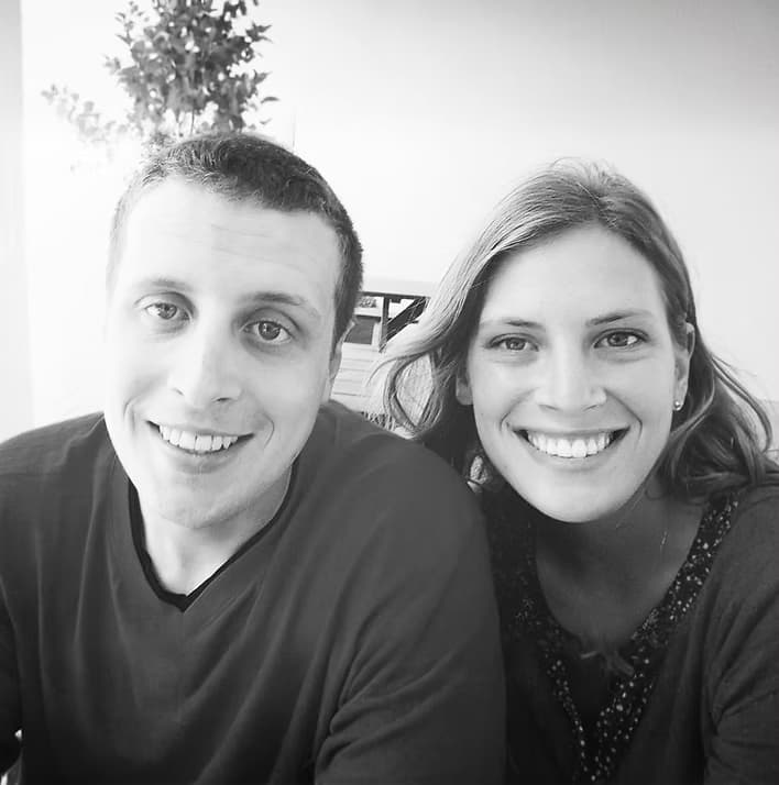 Oren Ram and Talia Baruch together